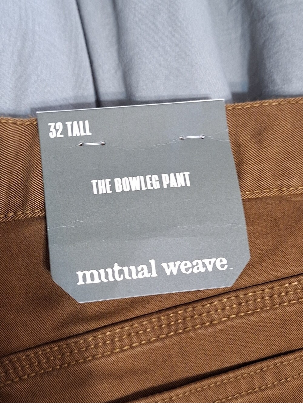 The Bowleg Pant by mutual weave. - Brown